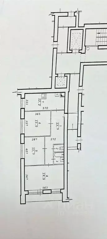 3-к кв. Новосибирская область, Новосибирск ул. Бориса Богаткова, 217/1 ... - Фото 1