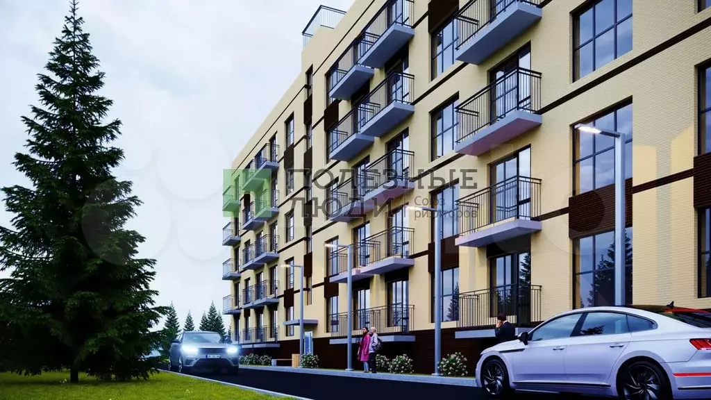 2-к. квартира, 75,4 м, 2/5 эт. - Фото 1