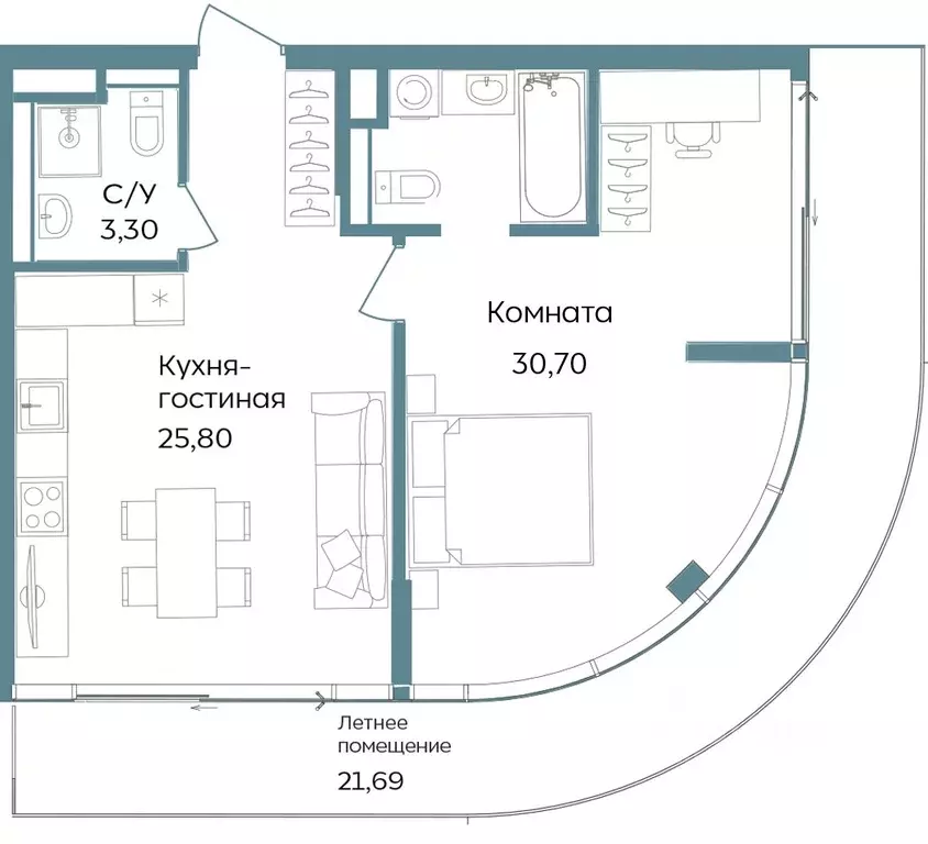 2-к кв. Крым, Саки ул. Морская (81.49 м) - Фото 1