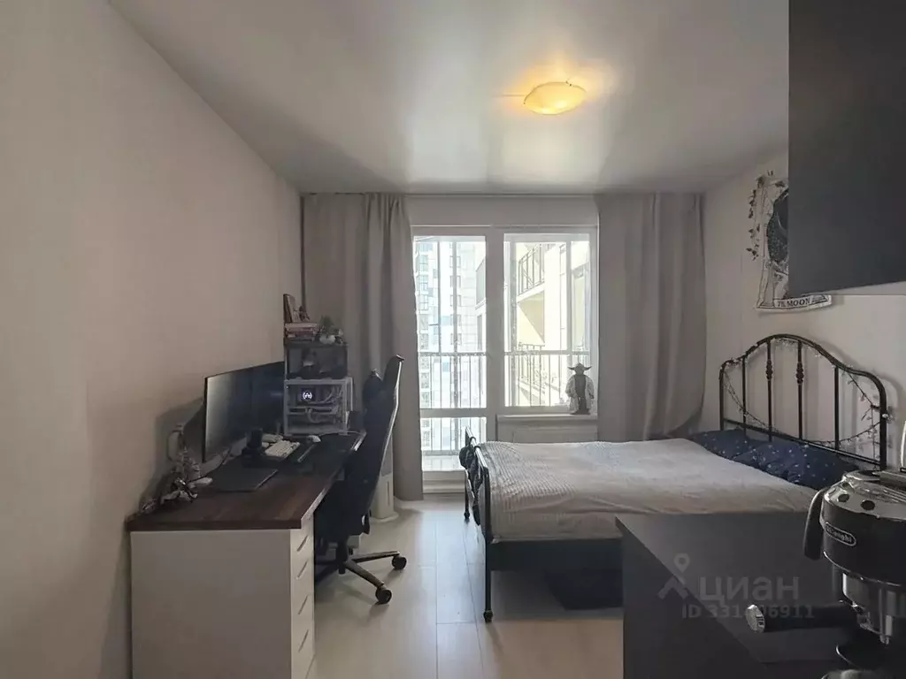 Студия Санкт-Петербург бул. Александра Грина, 3 (24.8 м) - Фото 1