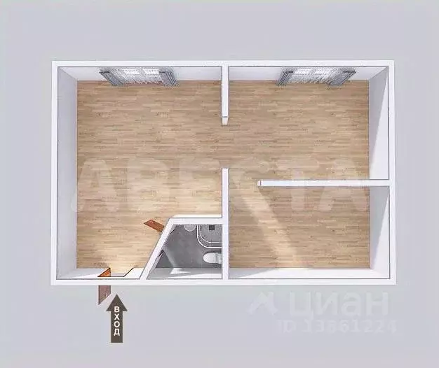 2-к кв. Омская область, Омск ул. Долгирева, 140 (43.0 м) - Фото 2