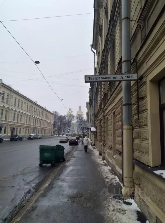 Комната Санкт-Петербург Театральная пл., 16 (44.2 м) - Фото 2