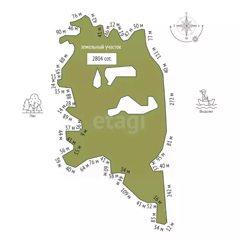 Участок в Вологодская область, Кирилловский муниципальный округ, д. ... - Фото 2