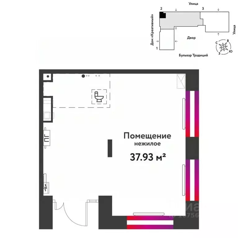 Торговая площадь в Тюменская область, Тюмень ул. Андрея Кореневского, ... - Фото 1