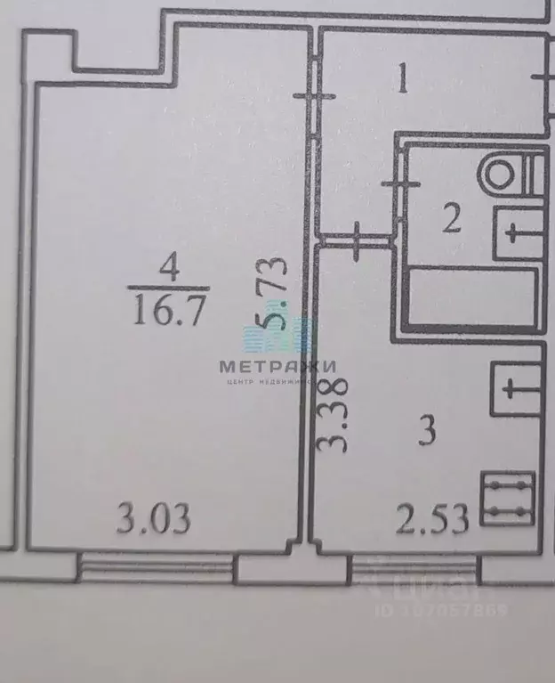 1-к кв. Калужская область, Калуга ул. Гурьянова, 37 (30.5 м) - Фото 2