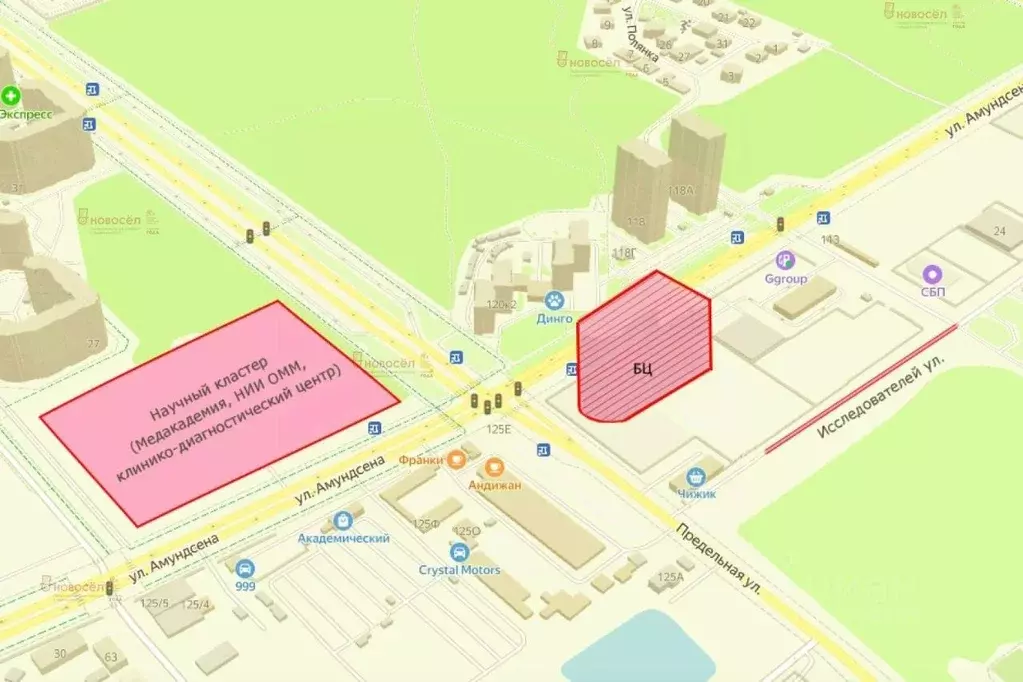 Торговая площадь в Свердловская область, Екатеринбург ул. Амундсена, ... - Фото 1