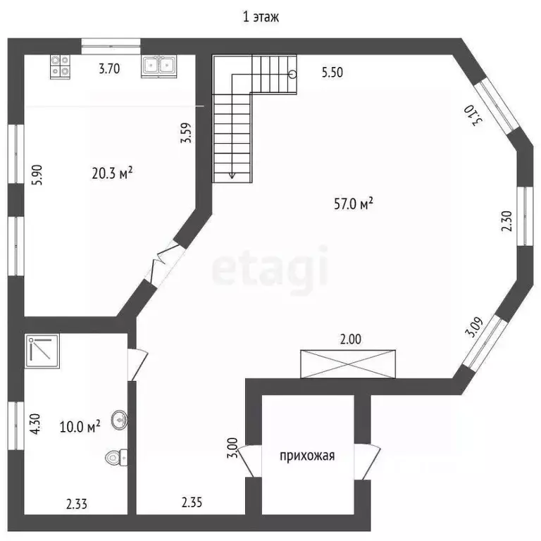 Дом в Забайкальский край, Читинский район, с. Смоленка ул. ... - Фото 2