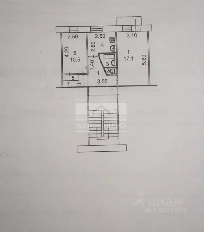 2-к кв. Иркутская область, Иркутск ул. Щедрина, 36 (44.9 м) - Фото 1