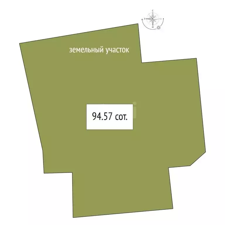 Участок в Искитим, Южная улица (9457 м) - Фото 1