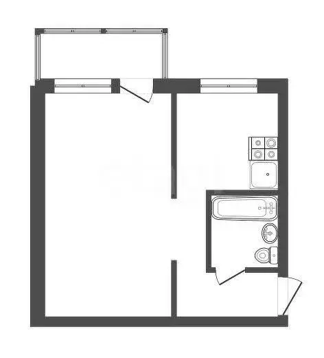 1-комнатная квартира: Черногорск, Советская улица, 74 (29.5 м) - Фото 1
