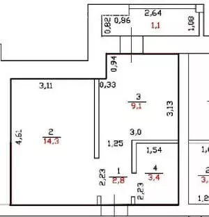 1-комнатная квартира: Оренбург, Центральная улица, 32/1 (30 м) - Фото 1
