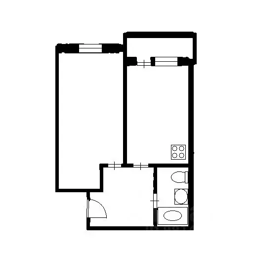 1-к кв. Ленинградская область, Мурино Всеволожский район, Новая ул., ... - Фото 2