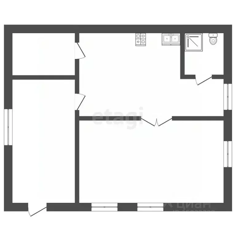 Дом в Владимирская область, Муром ул. Орджоникидзе, 1А (38 м) - Фото 2
