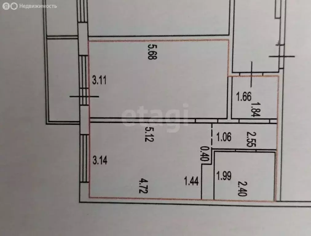 2-комнатная квартира: Барнаул, улица Сергея Ускова, 25 (43.9 м) - Фото 0