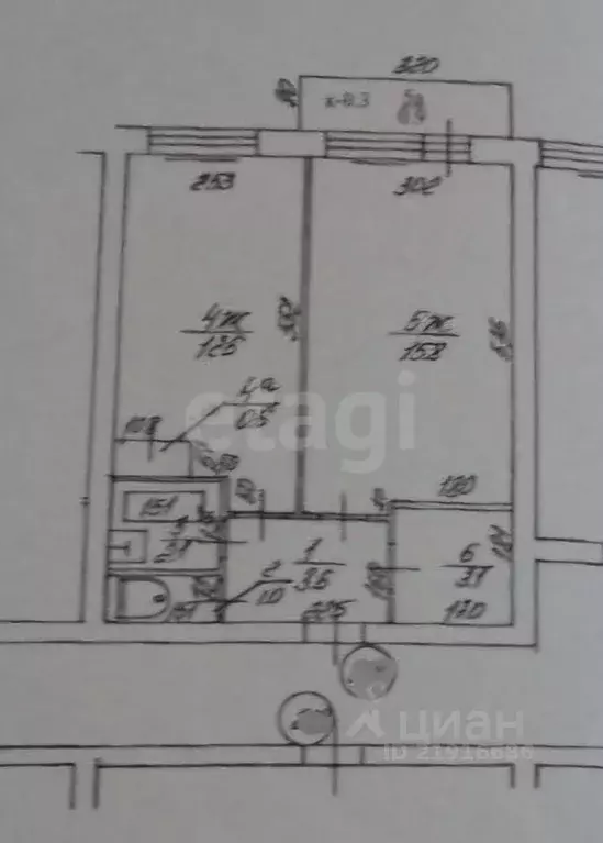 2-к кв. Калининградская область, Светловский городской округ, пос. ... - Фото 2