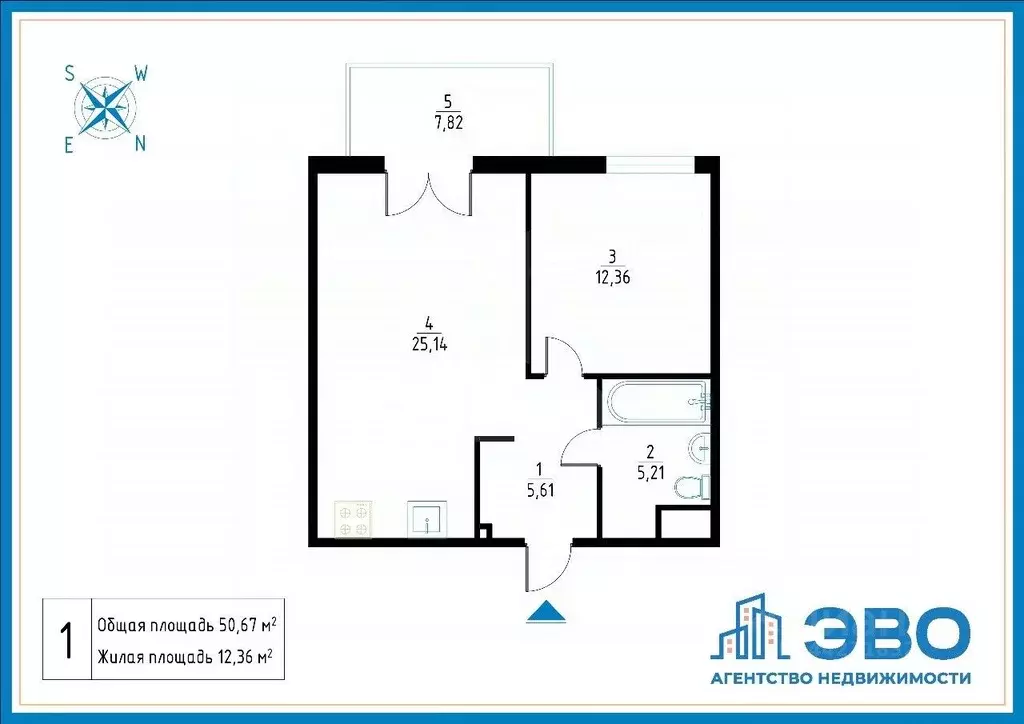 1-к кв. Санкт-Петербург Магнитогорская ул., 3к2 (52.0 м) - Фото 2