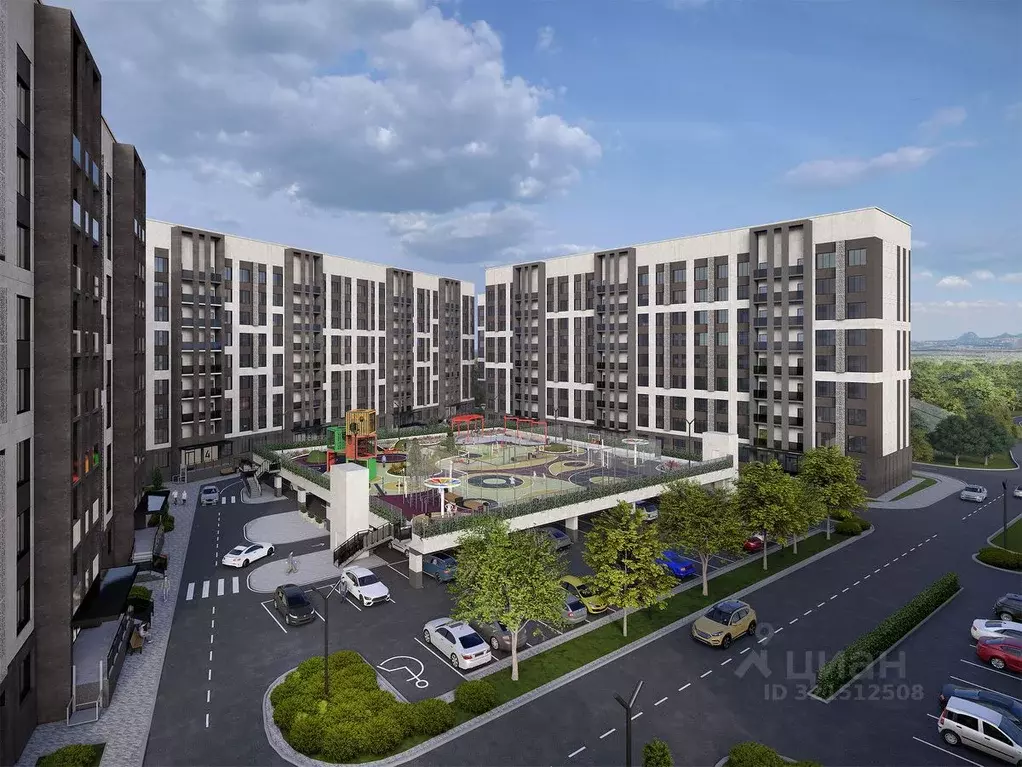 2-к кв. Ставропольский край, Ессентуки ул. Благодатная, 22к2 (55.39 м) - Фото 1