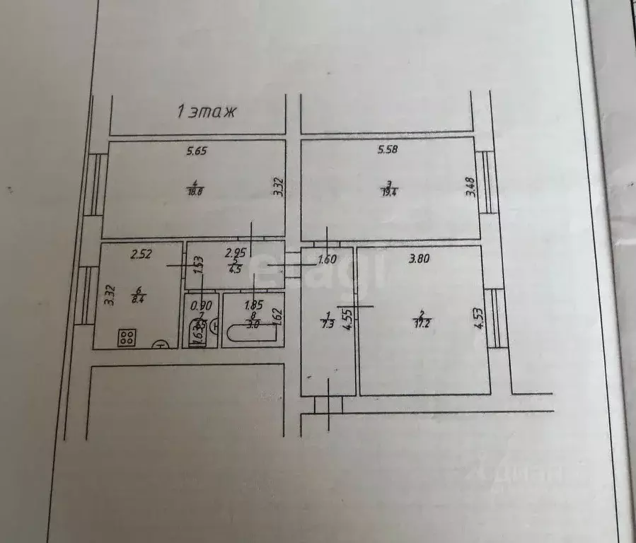 3-к кв. Татарстан, Казань ул. Лейтенанта Шмидта, 46 (80.0 м) - Фото 2