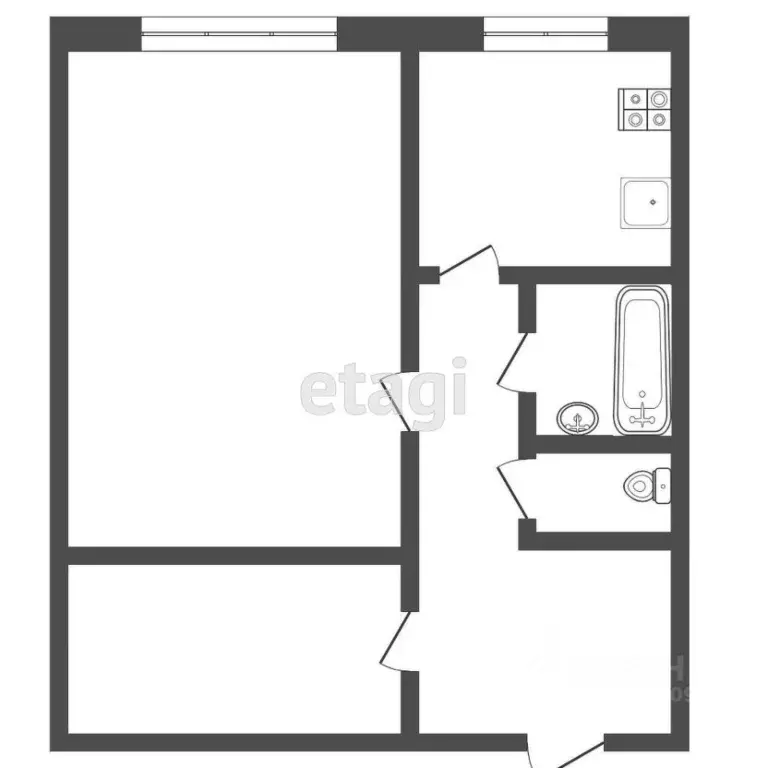 1-к кв. Мордовия, Саранск ул. Воинова, 2к13 (32.1 м) - Фото 2