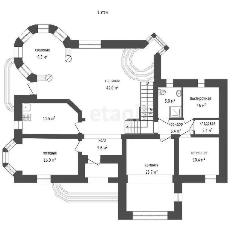 Дом в посёлок Прибрежное, Васильковая улица (244 м) - Фото 1