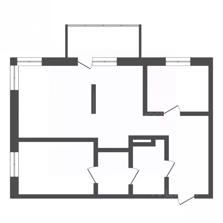 2-к кв. Тюменская область, Тюмень Профсоюзная ул., 59 (63.5 м) - Фото 2