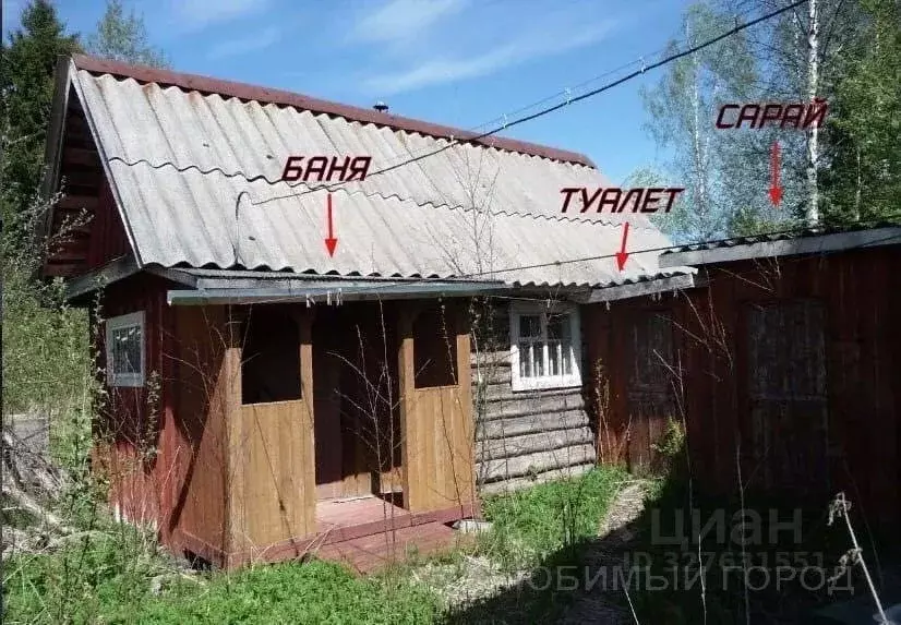 Дом в Ленинградская область, Киришский район, Кусинское с/пос, ... - Фото 1