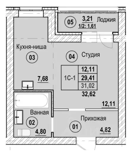 Студия Ивановская область, Ивановский муниципальный округ, д. Дерябиха ... - Фото 2