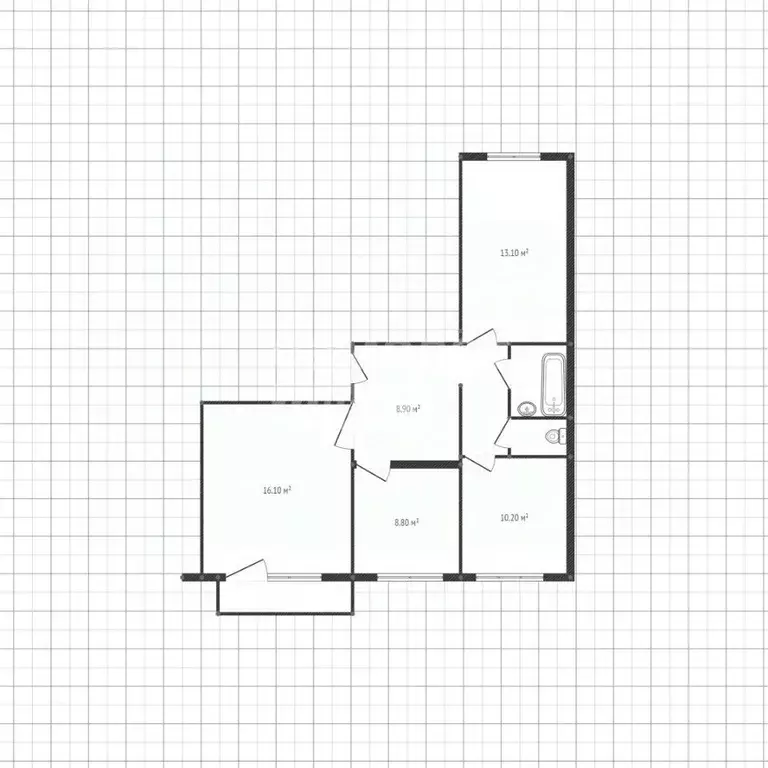 3-к кв. Липецкая область, Липецк ул. Ф.С. Игнатьева, 39 (64.0 м) - Фото 1