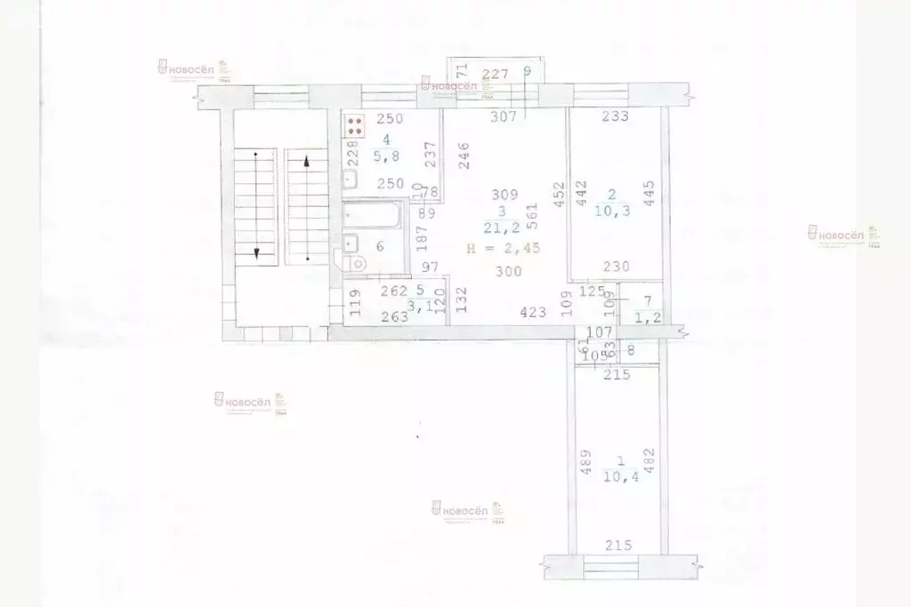 3-комнатная квартира: Екатеринбург, улица Лукиных, 8 (56 м) - Фото 0