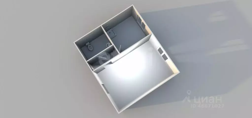 1-к кв. Сахалинская область, Южно-Сахалинск Невельская ул., 10 (36.1 ... - Фото 2