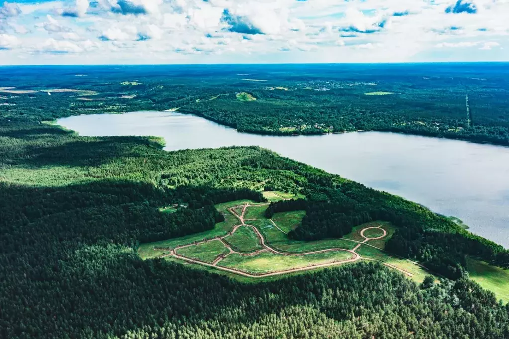 Участок в Ленинградская область, Приозерский район, Красноозерное ... - Фото 1
