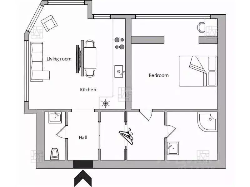 2-к кв. Москва ул. Хамовнический Вал, 36 (85.0 м) - Фото 2