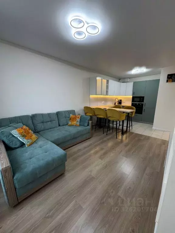 Квартира, 1 комната, 51.49 м - Фото 2