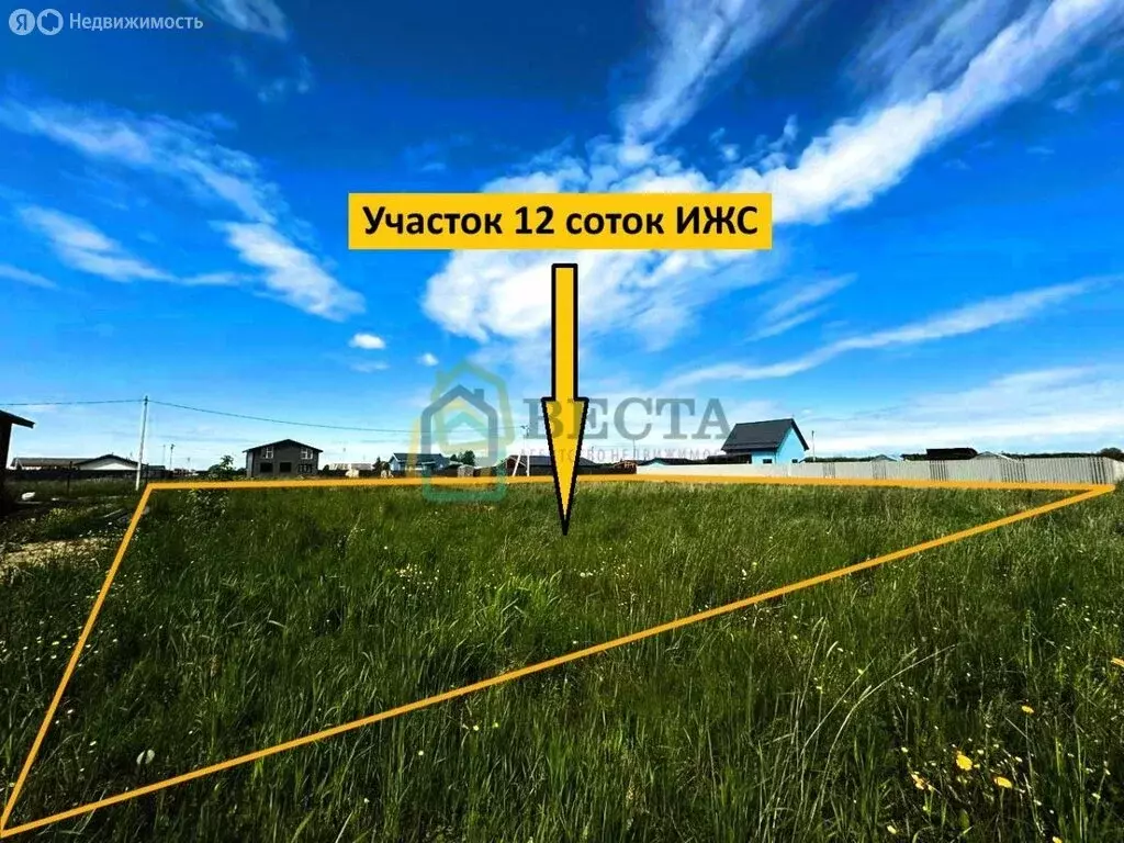 Участок в деревня Аннолово, Южная улица, 85 (12 м) - Фото 0