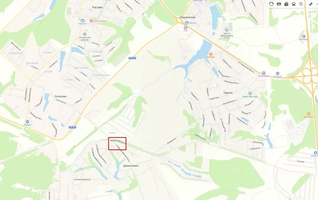 Участок в Тульская область, Тула городской округ, д. Дементеево проезд ... - Фото 0