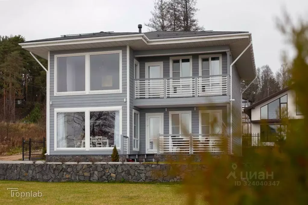Дом в Ленинградская область, Выборгский район, Полянское с/пос, пос. ... - Фото 2