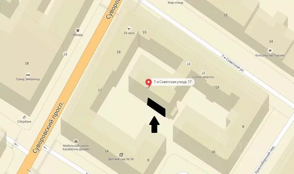 Помещение свободного назначения в Санкт-Петербург 7-я Советская ул., ... - Фото 1