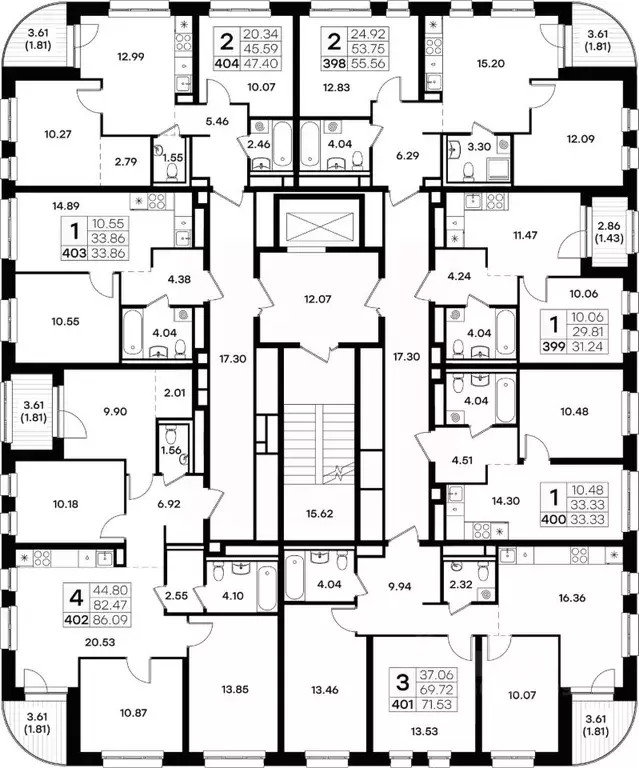 1-к кв. Татарстан, Казань Глоракс Экосити жилой комплекс (31.24 м) - Фото 2