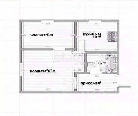 2-к кв. Саратовская область, Саратов ул. Имени А.П. Шехурдина, 48/1 ... - Фото 1