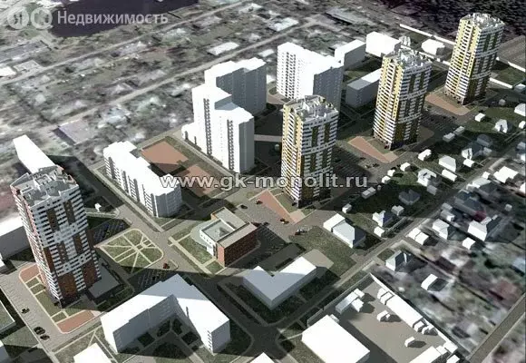 2-комнатная квартира: Лобня, Центральная улица, 8 (57.6 м) - Фото 2