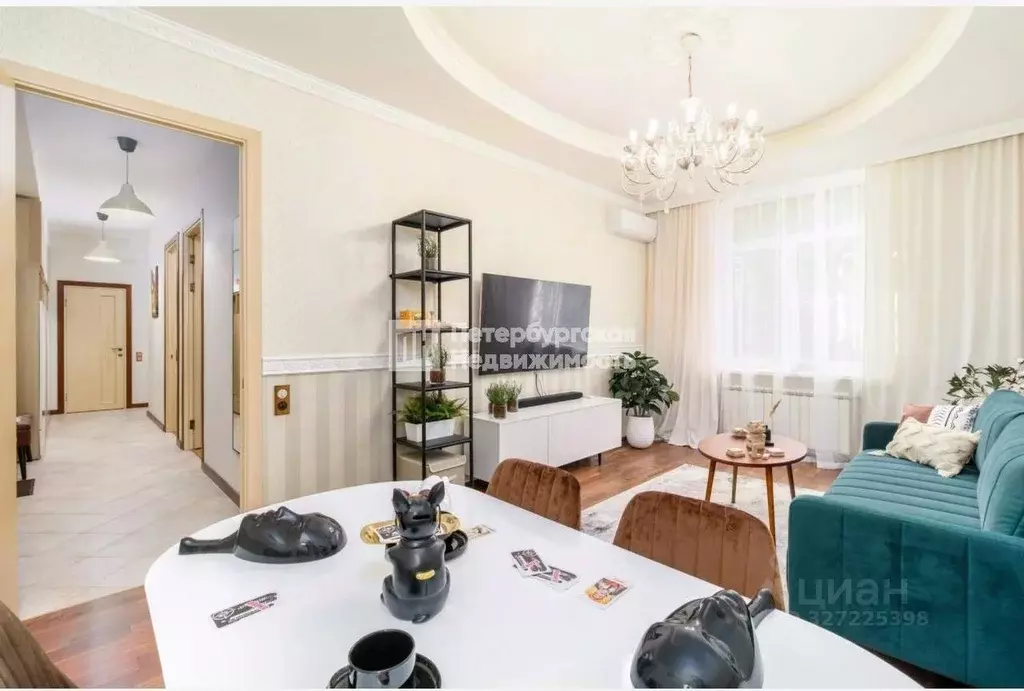 3-к кв. Санкт-Петербург просп. Юрия Гагарина, 25 (71.1 м) - Фото 2