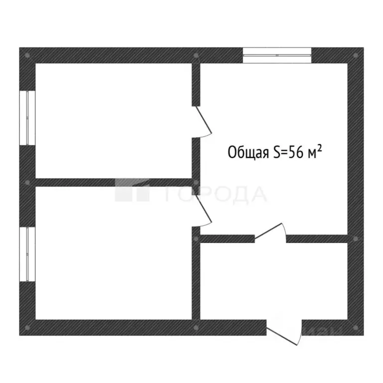 Дом в Алтайский край, Барнаул Железнодорожный проезд, 3 (56 м) - Фото 2