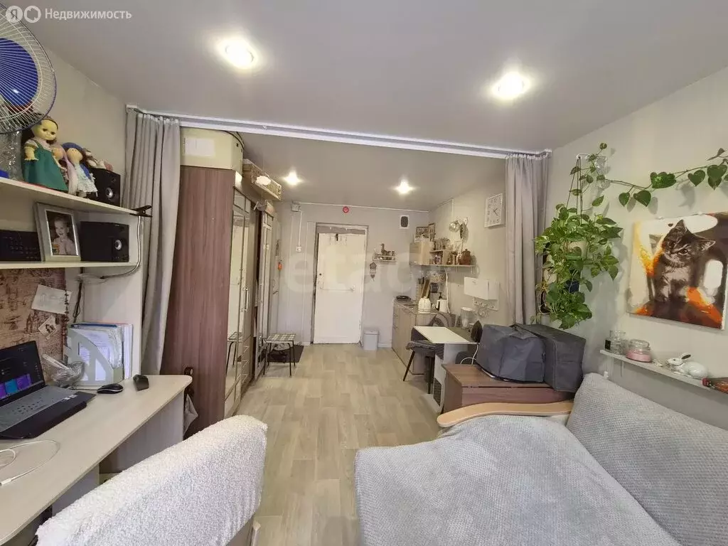 1к в -комнатной квартире (18.4 м) - Фото 2