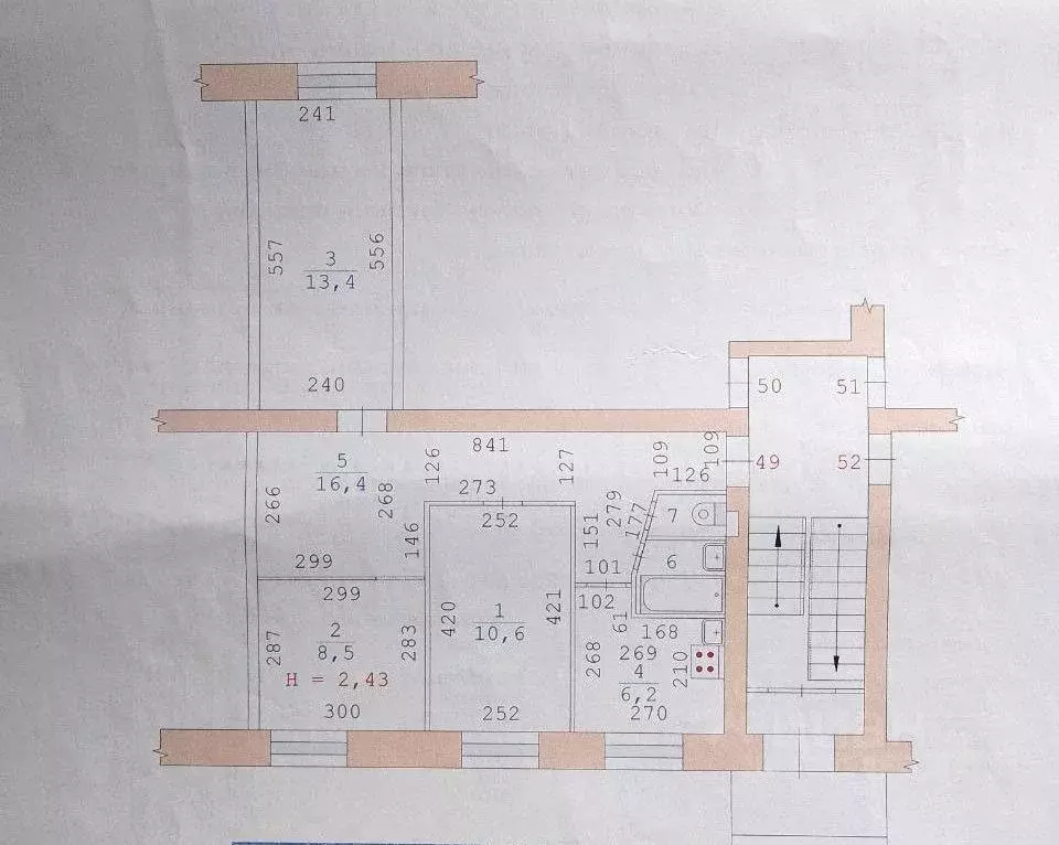 3-к кв. Свердловская область, Екатеринбург ул. Азина, 21 (59.0 м) - Фото 0