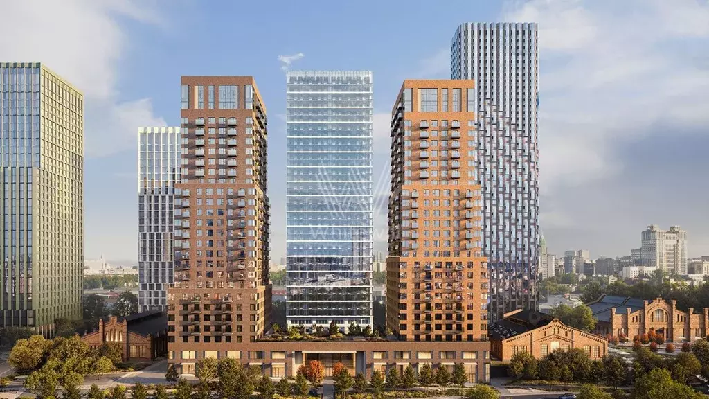 2-к кв. Москва Репаблик жилой комплекс, к2.3 (58.0 м) - Фото 2