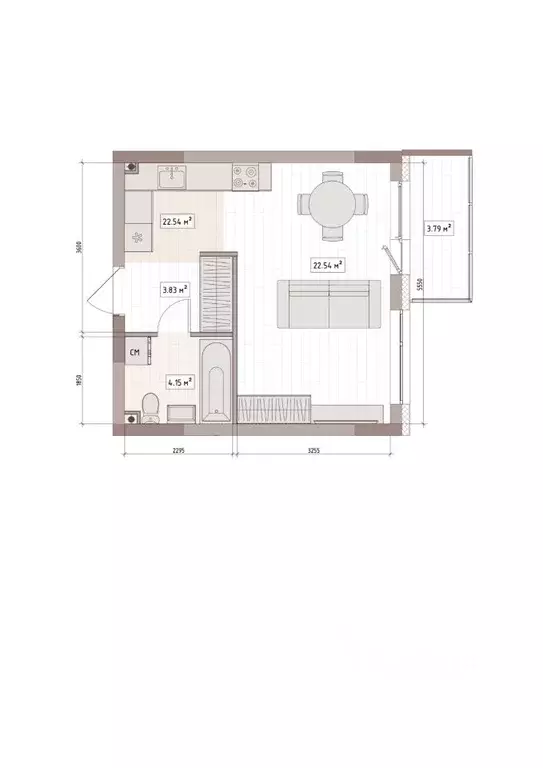 Студия Кемеровская область, Кемерово Уютный Квартал жилой комплекс ... - Фото 1