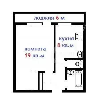 1-комнатная квартира: Воронеж, улица Туполева, 11А (34.5 м) - Фото 2