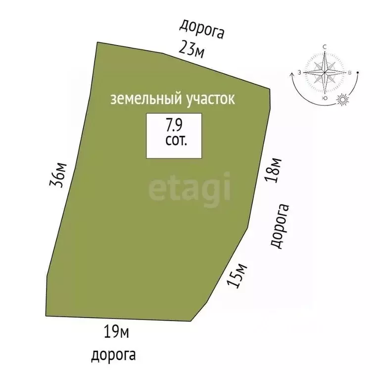 Участок в Башкортостан, Уфимский район, Кирилловский сельсовет, ... - Фото 1