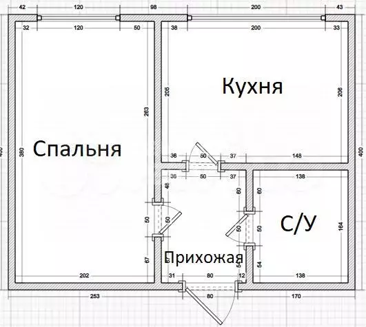 1-к. квартира, 44,4 м, 10/14 эт. - Фото 0