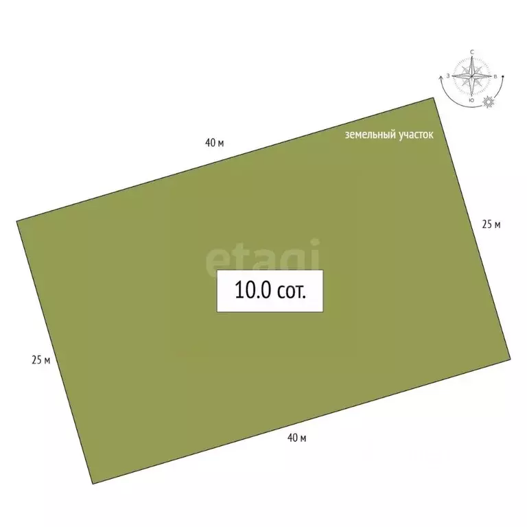 Участок в Алтай, Майминский район, с. Бирюля ул. Светлая, 35 (10.0 ... - Фото 2